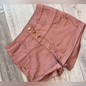 Blush Pink High waisted Shorts Size 0